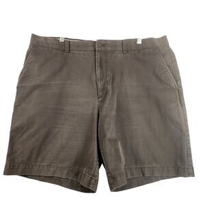 Vintage Structure Men's Brown Chino Shorts SZ 38 inseam 8” 100% Cotton Pockets